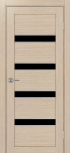 Полотно Турин 505 АПС SC дуб белёный Размер 800х2000мм Покрытие Экошпон Стекло Черное