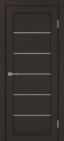 Полотно Турин 506 венге Цвет Венге Размер 600х2000мм Покрытие Экошпон Стекло Матовое