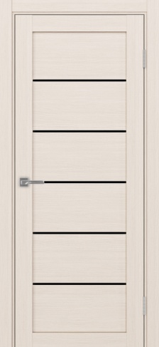 Полотно Турин 506 ясень перламутровый Цвет Ясень перламутр Размер 800х2000мм Покрытие Экошпон Стекло Черное