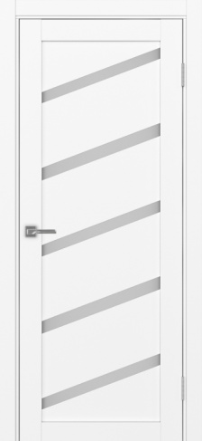 Полотно Турин 506 У белый снежный Размер 700х2000мм Покрытие Экошпон Стекло Матовое