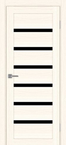 Полотно Турин 507 ясень светлый Цвет Ясень светлый Размер 600х2000мм Покрытие Экошпон Стекло Черное