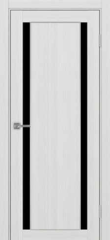 Полотно Турин  522.212АПП ясень серебристый Цвет Ясень серебристый Размер 700х2000мм Покрытие Экошпон Стекло Черное