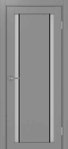 Полотно Турин 522.212АПC SB серый Размер 800х2000мм Покрытие Экошпон Стекло Матовое