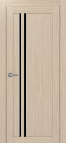 Полотно Турин  525АПС SC дуб белёный Размер 600х2000мм Покрытие Экошпон Стекло Черное