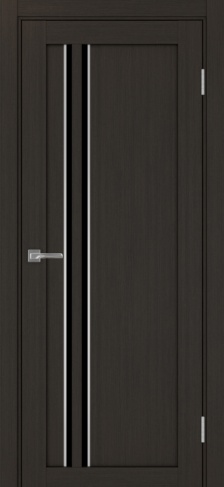 Полотно Турин  525АПС SC венге Размер 600х2000мм Покрытие Экошпон Стекло Черное