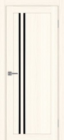 Полотно Турин  525АПС SC ясень светлый Размер 600х2000мм Покрытие Экошпон Стекло Черное