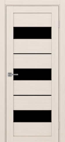 Полотно Турин 526АПП max SB лакобель чёрный ясень перламутровый Цвет Ясень перламутр Размер 600х2000мм Покрытие Экошпон Стекло Черное