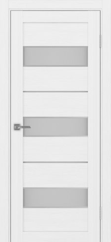 Полотно Турин  526АПС белый лёд Цвет Белый лёд Размер 600х2000мм Покрытие Экошпон Стекло Матовое