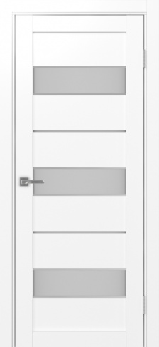 Полотно Турин  526АПС белый снежный Цвет Белый снежный Размер 800х2000мм Покрытие Экошпон Стекло Матовое