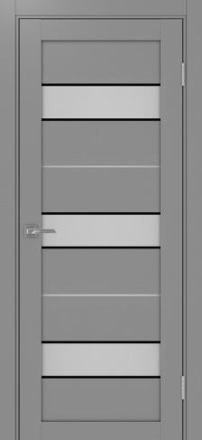 Полотно Турин  526АПС SB серый Цвет Серый Размер 600х2000мм Покрытие Экошпон Стекло Матовое