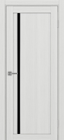 Полотно Турин  527АПС ясень серебристый Цвет Ясень серебристый Размер 800х2000мм Покрытие Экошпон Стекло Черное