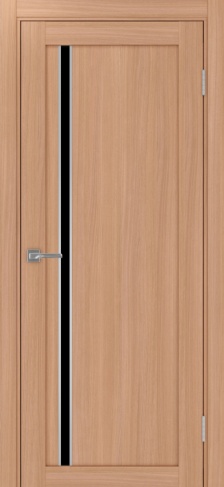 Полотно Турин  527АПС ясень тёмный Цвет Ясень тёмный Размер 700х2000мм Покрытие Экошпон Стекло Черное