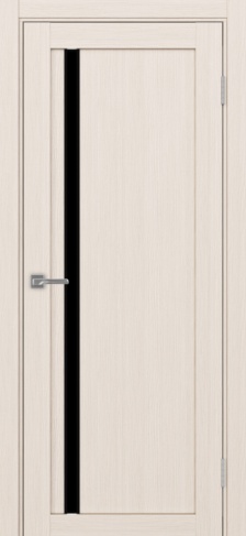 Полотно Турин  527АПС SB ясень перламутровый Цвет Ясень перламутр Размер 600х2000мм Покрытие Экошпон Стекло Черное