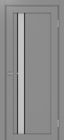 Полотно Турин 528АПС SB мателюкс серый Цвет Серый Размер 700х2000мм Покрытие Экошпон Стекло Матовое