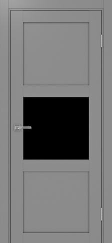 Полотно Турин 530.121 серый Цвет Серый Размер 600х2000мм Покрытие Экошпон Стекло Черное