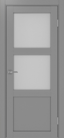 Полотно Турин  530.221 серый Цвет Серый Размер 800х2000мм Покрытие Экошпон Стекло Матовое