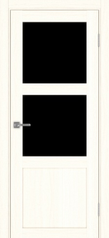 Полотно Турин  530.221 ясень светлый Цвет Ясень светлый Размер 700х2000мм Покрытие Экошпон Стекло Черное