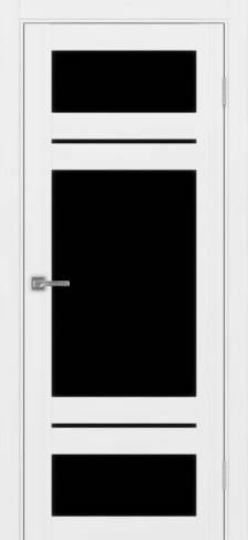 Полотно Турин  532.22222 белый лёд Цвет Белый лёд Размер 700х2000мм Покрытие Экошпон Стекло Черное