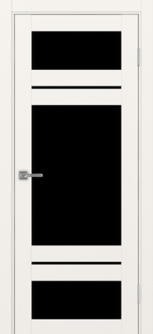 Полотно Турин  532.22222 бежевый Цвет Бежевый Размер 700х2000мм Покрытие Экошпон Стекло Черное