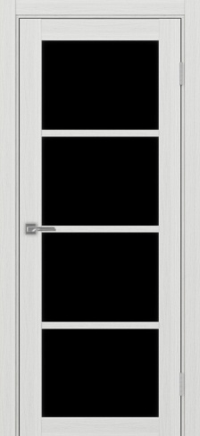 Полотно Турин 540 ясень серебристый Цвет Ясень серебристый Размер 600х2000мм Покрытие Экошпон Стекло Черное