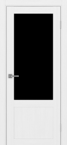 Полотно Турин 540ПФ.21 белый лёд Цвет Белый лёд Размер 700х2000мм Покрытие Экошпон Стекло Черное