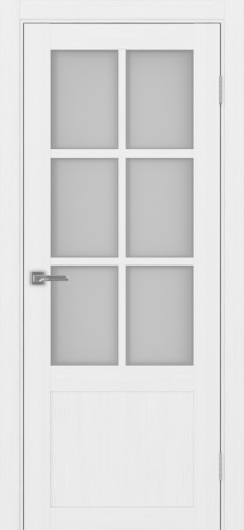 Полотно Турин 541ПФ.21 мателюкс белый лёд Цвет Белый лёд Размер 800х2000мм Покрытие Экошпон Стекло Матовое