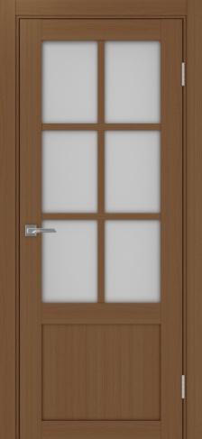 Полотно Турин 541ПФ.21 мателюкс орех Цвет Орех Размер 800х2000мм Покрытие Экошпон Стекло Матовое