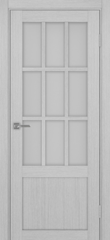 Полотно Турин 542ПФ.21 мателюкс дуб серый Цвет Дуб серый Размер 800х2000мм Покрытие Экошпон Стекло Матовое