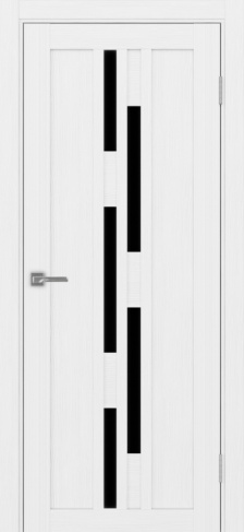 Полотно Турин 551 белый лёд Цвет Белый лёд Размер 600х2000мм Покрытие Экошпон Стекло Черное