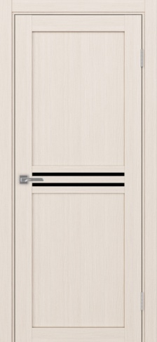 Полотно Турин 552 ясень перламутровый Цвет Ясень перламутр Размер 600х2000мм Покрытие Экошпон Стекло Черное