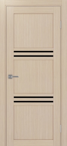 Полотно Турин 553 дуб белёный Цвет Дуб белёный Размер 800х2000мм Покрытие Экошпон Стекло Черное