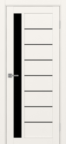 Полотно Турин 554АПП SB бежевый Цвет Бежевый Размер 700х2000мм Покрытие Экошпон Стекло Черное