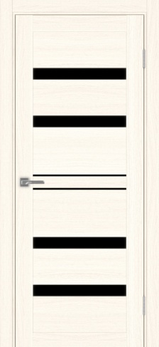 Полотно Турин 561 ясень светлый Цвет Ясень светлый Размер 800х2000мм Покрытие Экошпон Стекло Черное