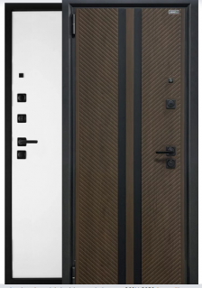 Пандора Белый матовый с внешним покрытием МДФ